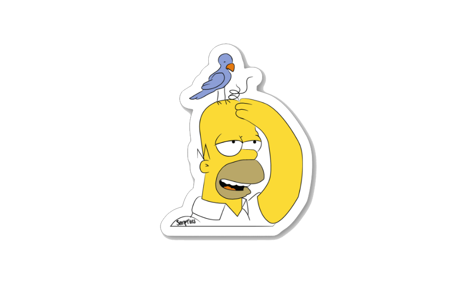Elephant Fresh Sticker lapel pin -  A pin from simppins simpsons thesimpins pingame