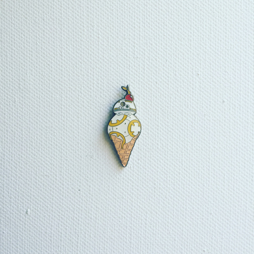 BB-8 Ice Cream Cone Pin lapel pin -  A pin from simppins simpsons thesimpins pingame