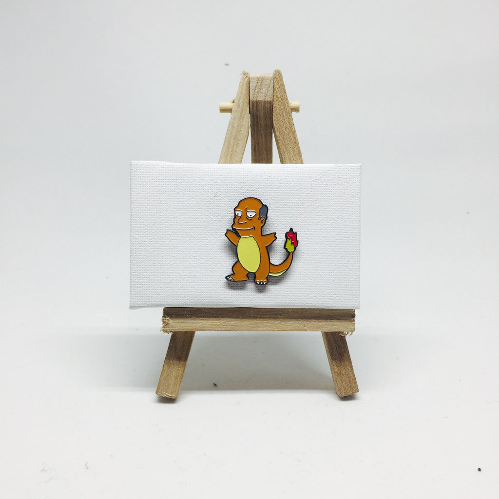 Chal-mander Mash-up Pin lapel pin -  A pin from simppins simpsons thesimpins pingame