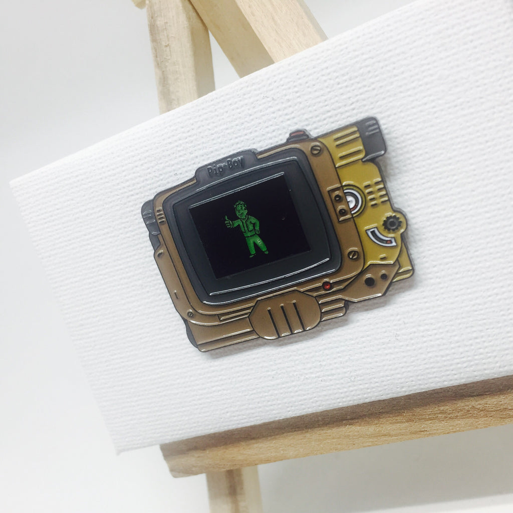 The Pip-Boy Pin lapel pin -  A pin from simppins simpsons thesimpins pingame