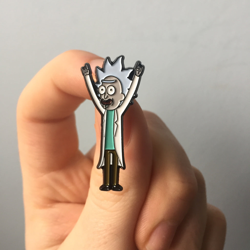 Tiny Rick Pin lapel pin -  A pin from simppins simpsons thesimpins pingame