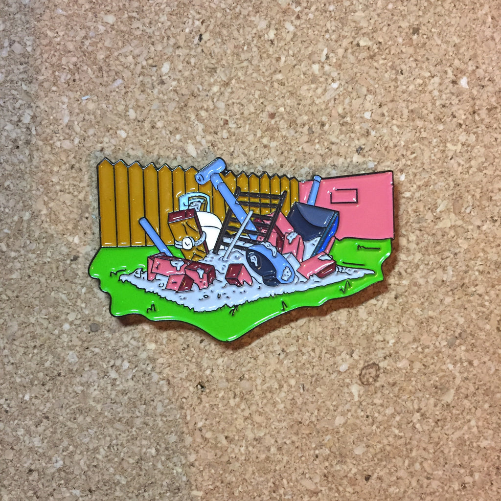 BBQ Le Grille Pin lapel pin -  A pin from simppins simpsons thesimpins pingame