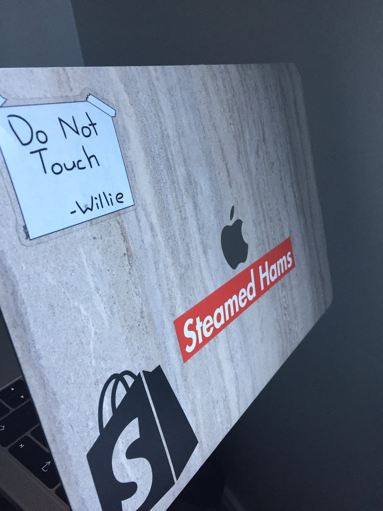 Steamed Hams Sticker lapel pin -  A pin from simppins simpsons thesimpins pingame