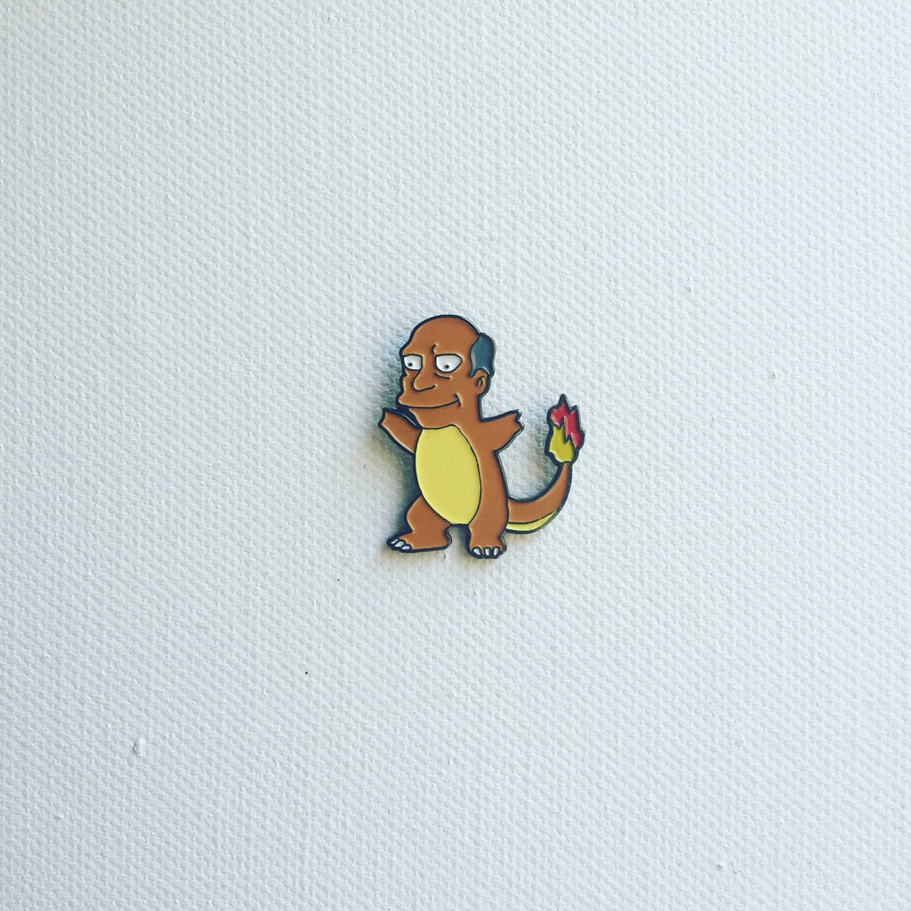 Chal-mander Mash-up Pin lapel pin -  A pin from simppins simpsons thesimpins pingame