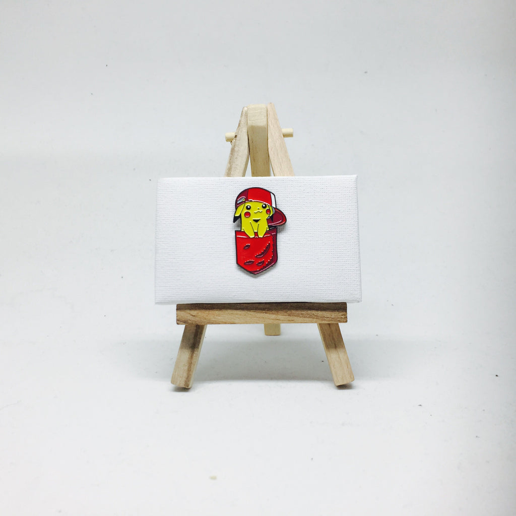 Pocket Pikachu Pin lapel pin -  A pin from simppins simpsons thesimpins pingame
