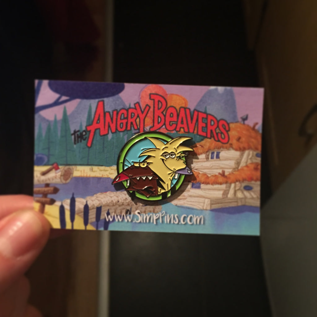 The Angry Beavers Pin lapel pin -  A pin from simppins simpsons thesimpins pingame