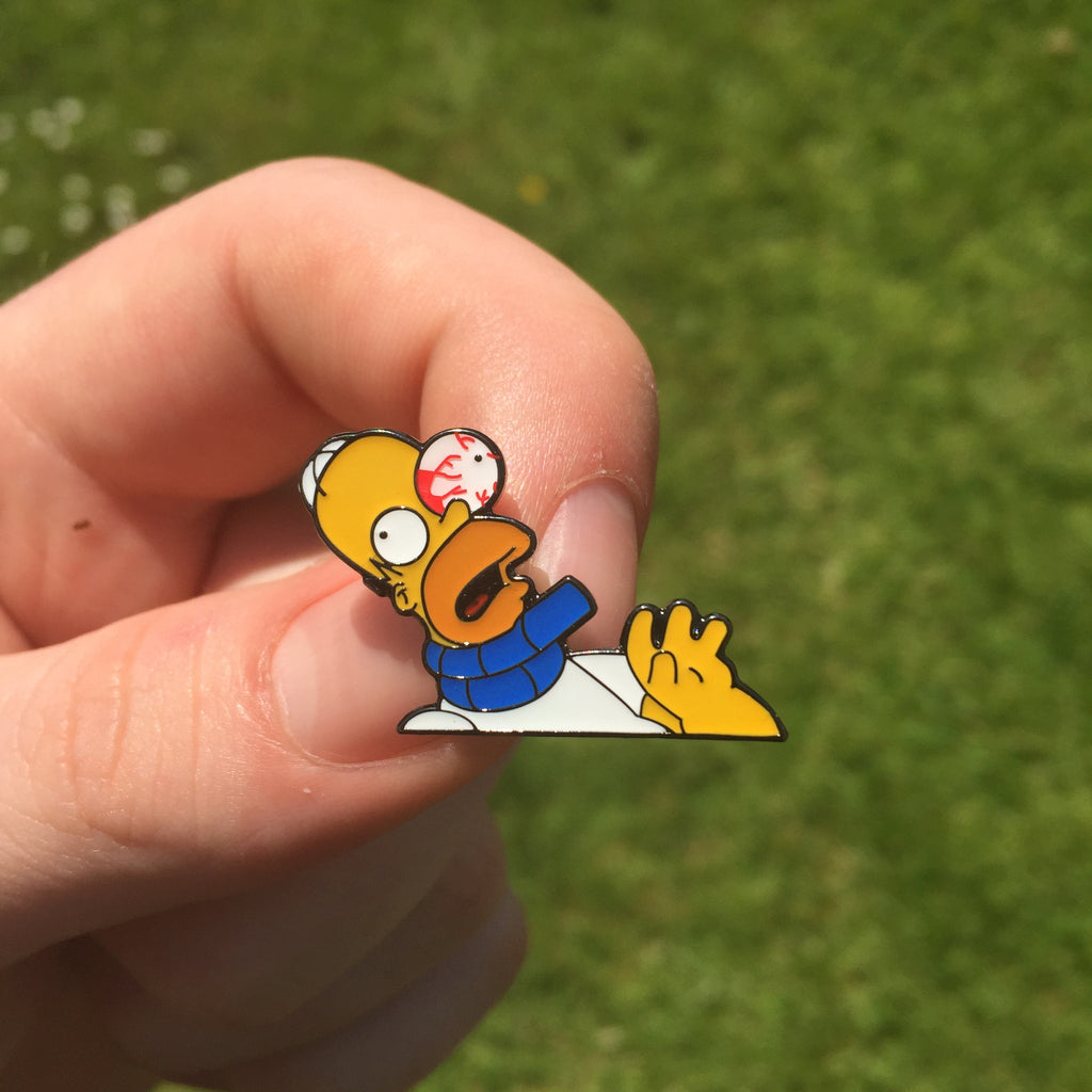 Homer's Poppin Eye Pin lapel pin -  A pin from simppins simpsons thesimpins pingame
