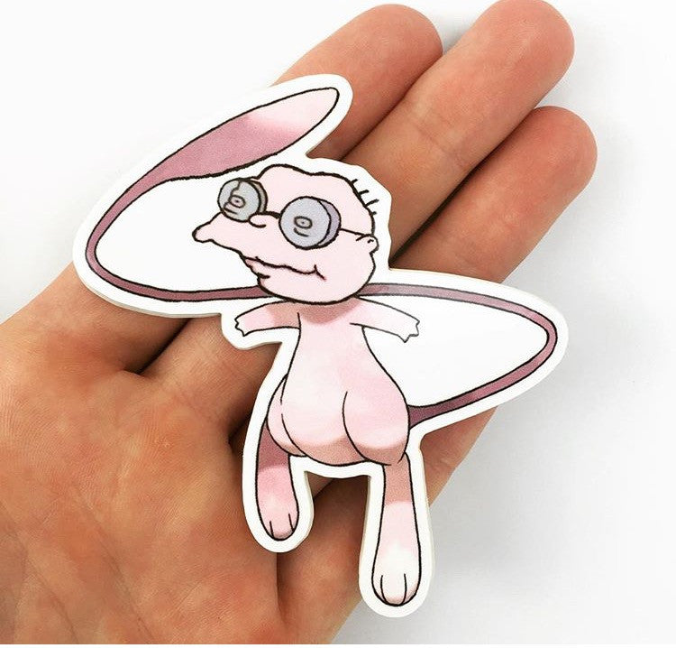 Hans Mew Man Sticker lapel pin -  A pin from simppins simpsons thesimpins pingame