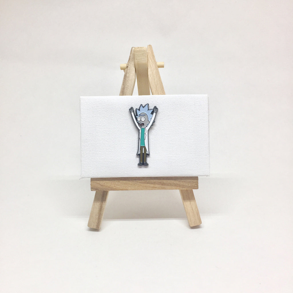 Tiny Rick Pin lapel pin -  A pin from simppins simpsons thesimpins pingame