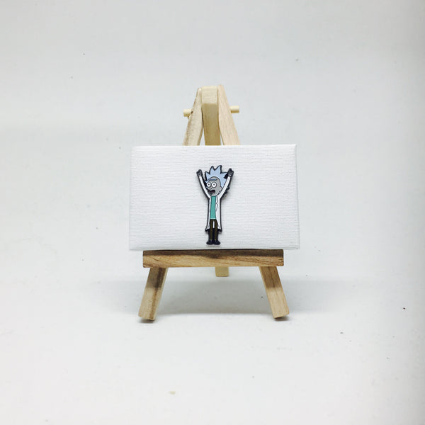 Tiny Rick Pin lapel pin -  A pin from simppins simpsons thesimpins pingame