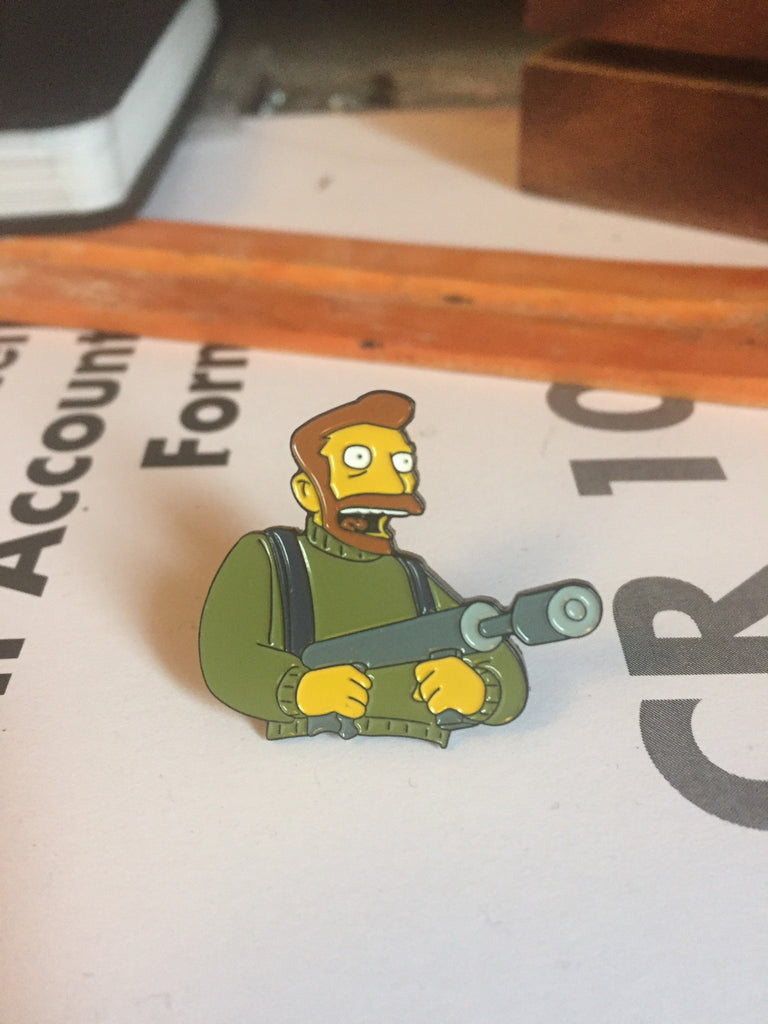 Hank Scorpio Pin lapel pin -  A pin from simppins simpsons thesimpins pingame