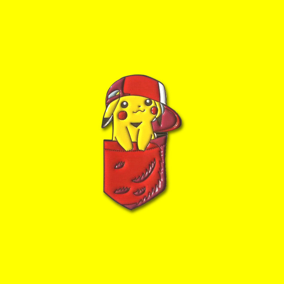 Pocket Pikachu Pin lapel pin -  A pin from simppins simpsons thesimpins pingame