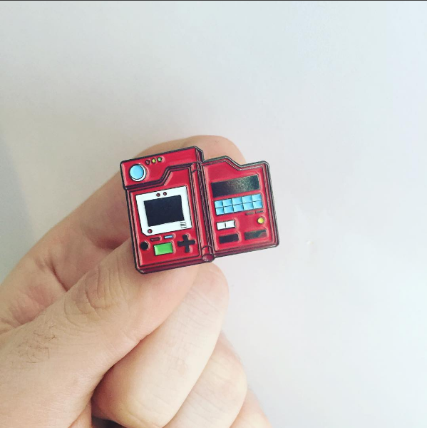 Pokedex Pin lapel pin -  A pin from simppins simpsons thesimpins pingame