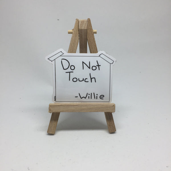 Do Not Touch Sticker lapel pin -  A pin from simppins simpsons thesimpins pingame